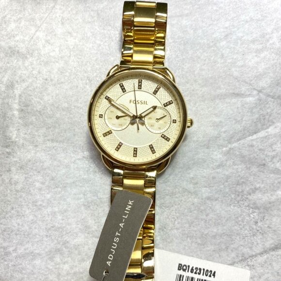 Fossil B016231024 Gold Stainless Steel Strap Watch - Picture 1 of 6